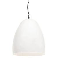 Hanglamp industrieel rond 25 W E27 42 cm wit - thumbnail