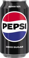 Pepsi Zero Sugar frisdrank, blik van 33 cl, pak van 24 stuks - thumbnail
