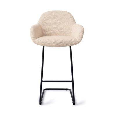 Jesper Home Barkruk 'Kushi' Arch Black, kleur Trouty Tinge (zithoogte 78cm)