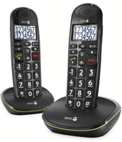Doro Phoneeasy 110 Duo DECT Telefoon met Grote Toetsen - thumbnail
