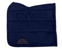 QHP Puffpad Grip zadeldek blauw maat:dr full - thumbnail