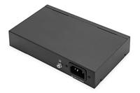 DIGITUS PoE Netwerk Switch - 10 poorts - Fast Ethernet - onbeheerd - 8x RJ45 PoE poorten + 2x RJ45 uplink - 60W PoE budget - CCTV-modus - 10/100 Mbps - zwart - thumbnail