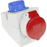 Schwabe CEE Combi-wandcontactdoos 400V 16 A 5-polig, 6h - thumbnail
