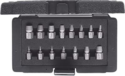 KS Tools 150.1385 Spiraal-schroef- en boutuitdraaier-set, 15-delig