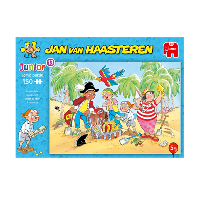 Puzzel Jan van Haasteren Junior 13 Treasure Hunt 150 stukjes