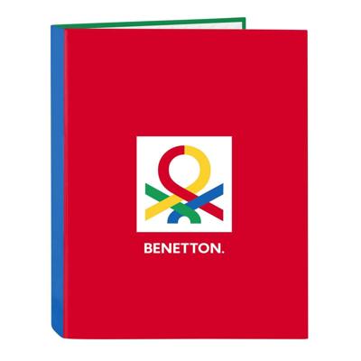 Ringmap Benetton Pop Grijs A4 (26.5 x 33 x 4 cm)
