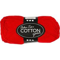 Creativ Company Katoengaren, donkerrood, 50gr, 170m - thumbnail