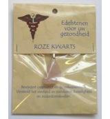 Steengoed Hanger gezondheidssteen roze kwarts 1 Stuks - thumbnail