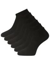 6-paar sneaker sokken DANI - Unisex - Multipack Bamboe enkelsokken voor dames en heren - 46 - Zwart - 46 - 46 - 46 - 46 - 46 - 46 - 46 - 46 - thumbnail