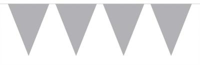 Zilveren Mini Vlaggenlijn - 3 meter