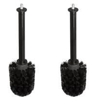 Geesa Hotel borstelkop met connector zwart (2 stuks) 91224450 - thumbnail