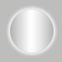 Badkamerspiegel Ingiro Rond 80x80cm Geintegreerde LED verlichting Touch Schakelaar - thumbnail