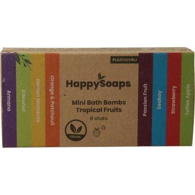 HappySoaps Tropical Fruits Badbruisbal 1Pakket
