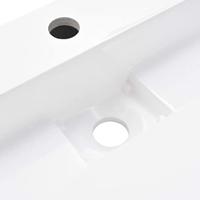 Wastafel 50x38x13 cm mineraal gegoten/marmer gegoten wit - thumbnail