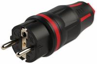 PCE 05721-sr Stekker met randaarde 250 V Zwart/rood IP54 - thumbnail