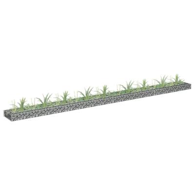 VidaXL Gabion plantenbak verhoogd 360x30x10 cm gegalvaniseerd staal VidaXL Gabion plantenbak verhoogd 360x30x10 cm gegalvaniseerd staal