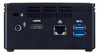 Gigabyte GB-BACE-3160 PC/workstation barebone 0,69L maat pc Zwart J3160 1,6 GHz - thumbnail
