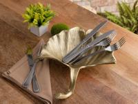 SVJ Schaal - 25x30x6 cm - Aluminium - Goud - thumbnail