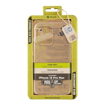 Telefoonhoes Muvit iPhone 15 Pro Max Clear Telefoonhoes Muvit iPhone 15 Pro Max Clear