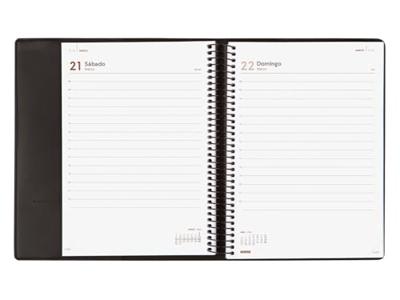 Agenda Finocam DUOBAND Zwart A5 15,5 x 21,2 cm 2025-2026