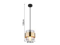 Globo Design hanglampMilley 1-lichts - 15560H - thumbnail