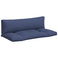 VidaXL Palletkussens 2 st oxford stof marineblauw - thumbnail