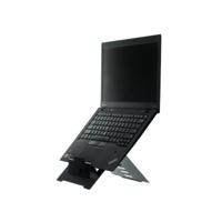 R-Go Riser Flexible laptopstandaard, zwart - thumbnail