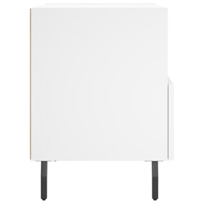 Nachtkastjes 2 st 40x35x47,5 cm bewerkt hout wit