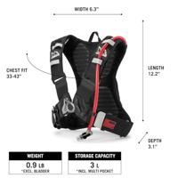 USWE mtb hydro 3l hydration pack - thumbnail