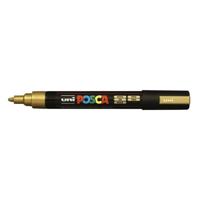 Paintmarker Uni POSCA PC5M medium goud | 12 stuks - thumbnail