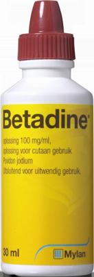 Betadine jodium 30 ml - Betadine jodium 30 ml