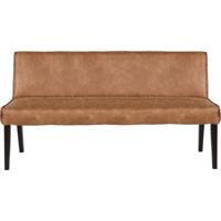 BePureHome Rodeo eetbank gestoffeerd cognac - thumbnail