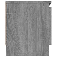 Tv-meubel met deur 102x30x36 cm grijs sonoma eikenkleurig - thumbnail