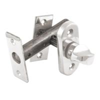 Hardbrass Insteekgrendel/voordeurgrendel Vienna 50mm - PVD glans nikkel - thumbnail