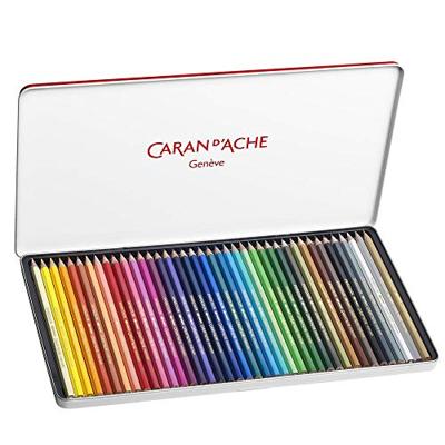 Kleurpotloden Caran d&apos;Ache Swisscolor aquarel 40 stuks assorti