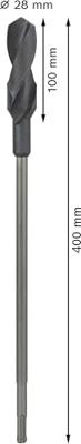 Bosch Accessoires Bekisting- en installatieboren, SDS-plus 28 x 400 mm 1st - 2608597418 Bosch Accessoires Bekisting- en installatieboren, SDS-plus 28 x 400 mm 1st - 2608597418