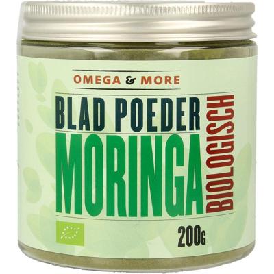 Omega & More Moringa poeder bio 200 Gram Omega & More Moringa poeder bio 200 Gram