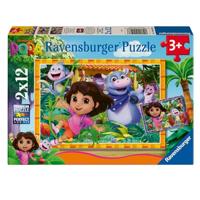 Ravensburger puzzels Dora the Explorer 2x12 stukjes - thumbnail