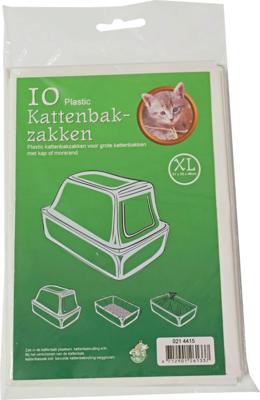 PLASTIC KATTENBAKZAK VOOR EXTRA GROTE KATTENBAKKEN 51X20X46 CM