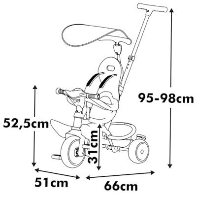 SMOBY - SMOBY Life - S.Life Driewieler Baby Balade