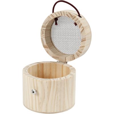 Creativ Company Ronde houten insectenkooi