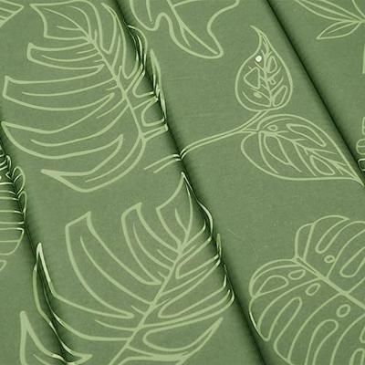 VidaXL Ligbedkussen bladpatroon oxford stof