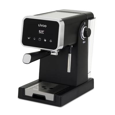 Espressomachine - LIVOO - DOD218N - 1100 W - 20 bar - Zwart