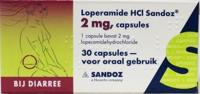 Sandoz Loperamide 2mg 30 Capsules - thumbnail