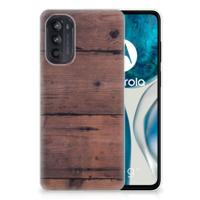 Motorola Moto G52/G82 | Bumper Hoesje | Old Wood - thumbnail