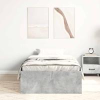 Bedframe betongrijs 90x190 cm - thumbnail
