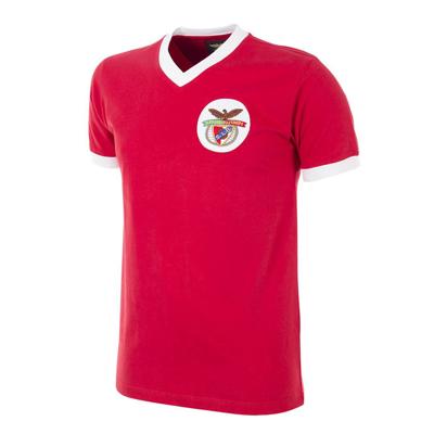 COPA SL Benfica 1974-75 Retro Voetbalshirt Rood Wit COPA SL Benfica 1974-75 Retro Voetbalshirt Rood Wit