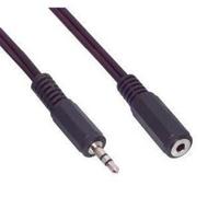 Stereo-Audiokabel | 3,5 mm Male - 3,5 mm Female | 2,0 m | Zwart - thumbnail