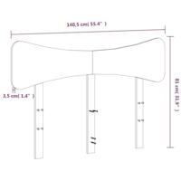 Hoofdbord 135 cm massief grenenhout - thumbnail