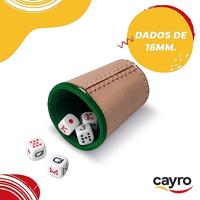 Beker met Poker Dobbelstenen Cayro - thumbnail